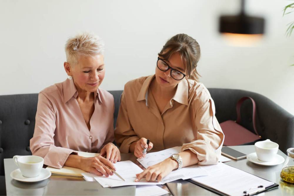 Financing consultation with a small business team